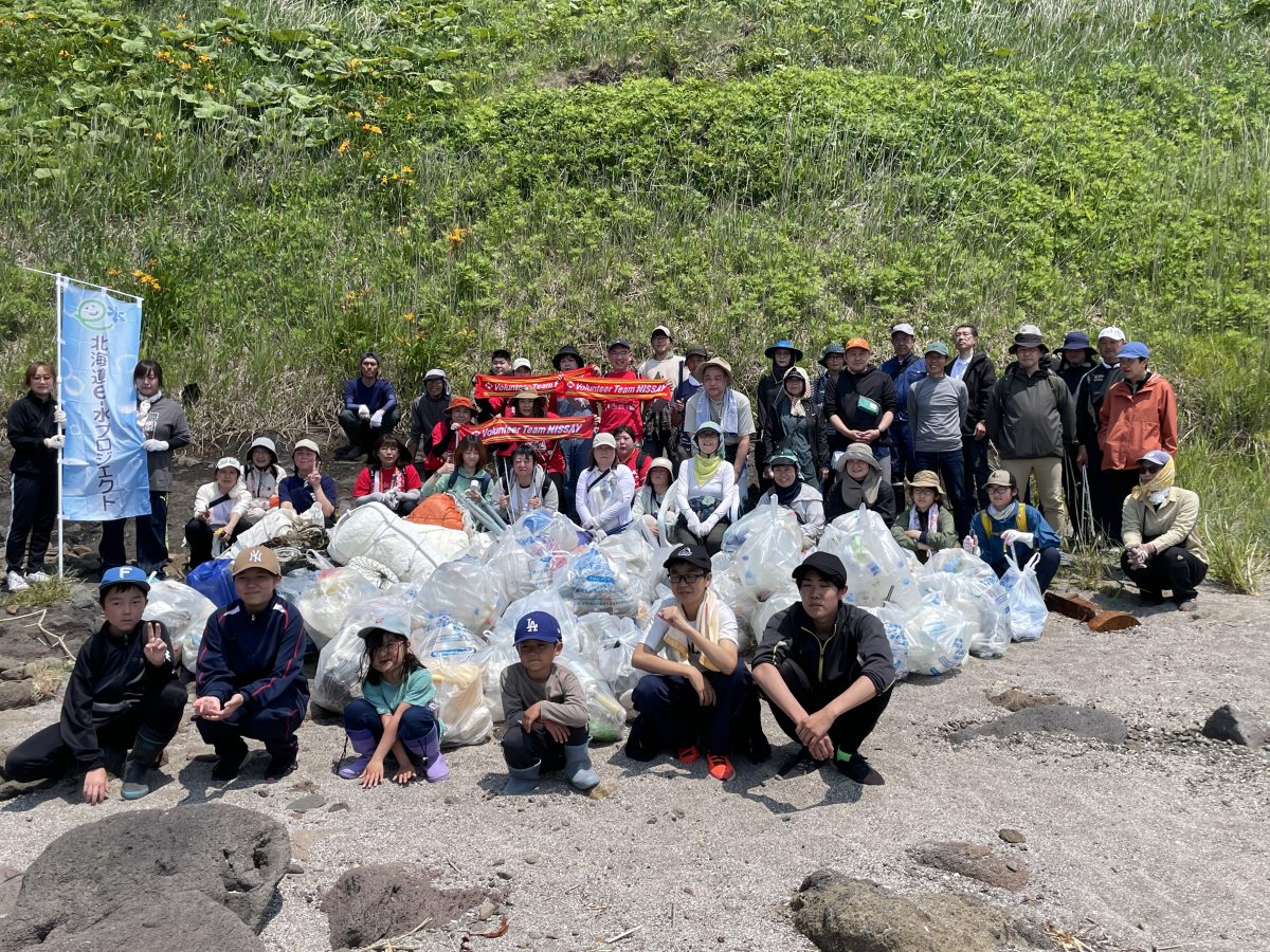 海と人をつなぐ、焼尻島の海岸清掃活動
