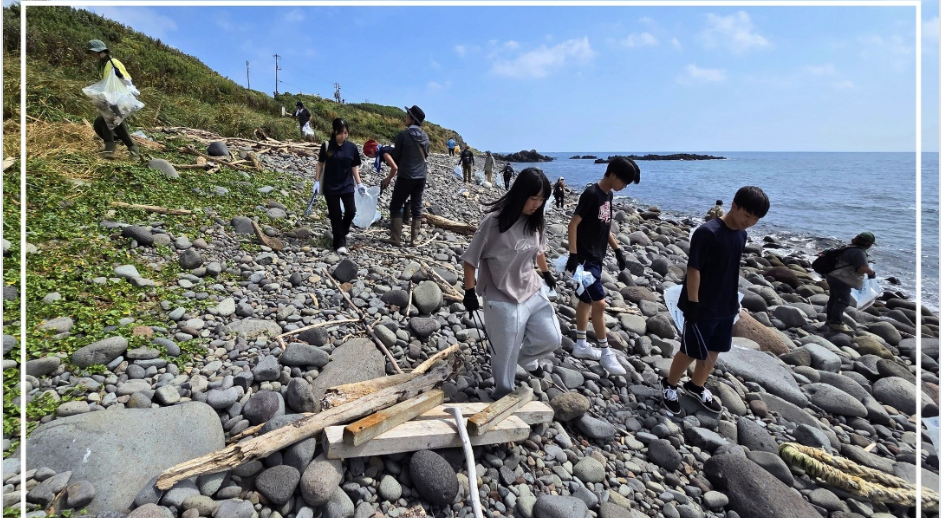 「海鳥を守る海岸清掃」が行われました@羽幌町