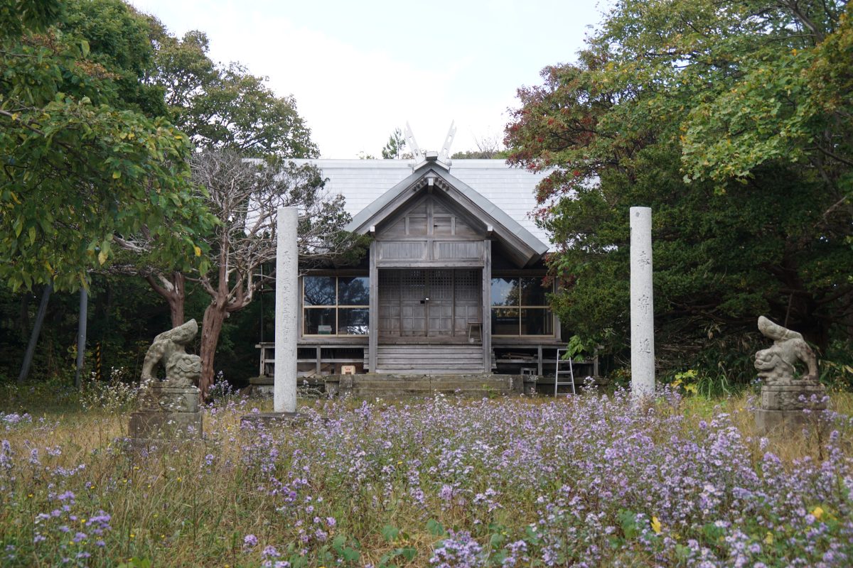 焼尻の見どころ　厳島神社